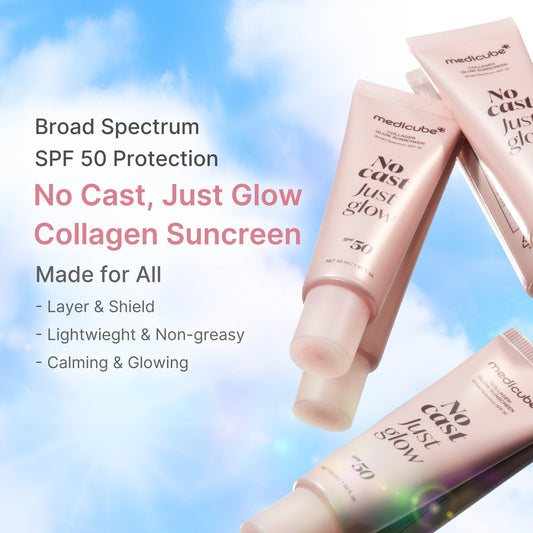 No Cast Just Glow Collagen Sunscreen | Medicube