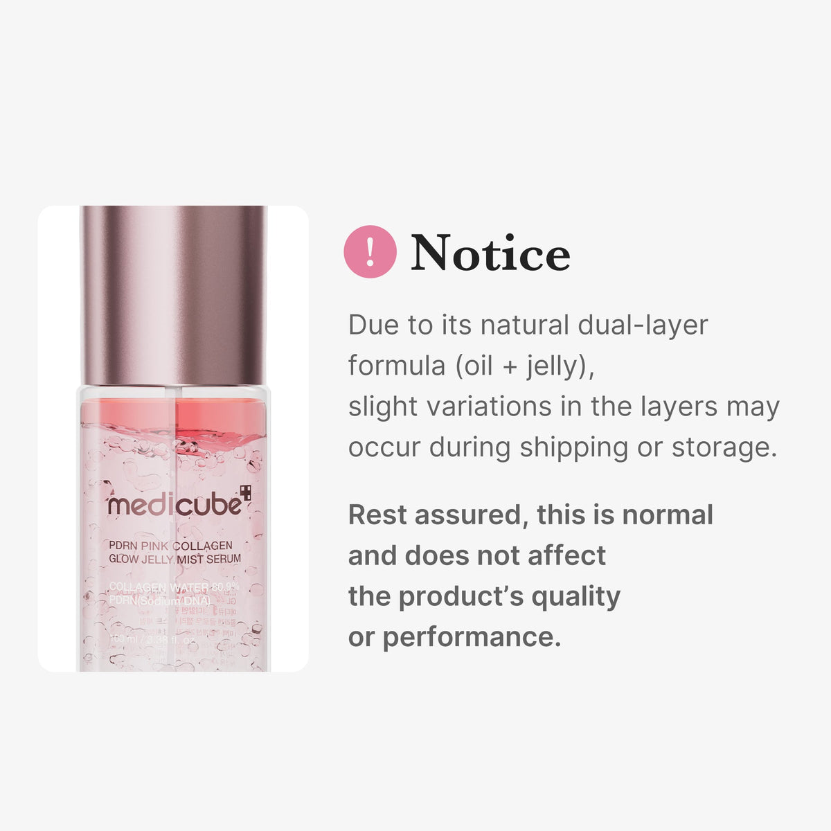 PDRN Pink Collagen Glow Jelly Mist Serum | Medicube