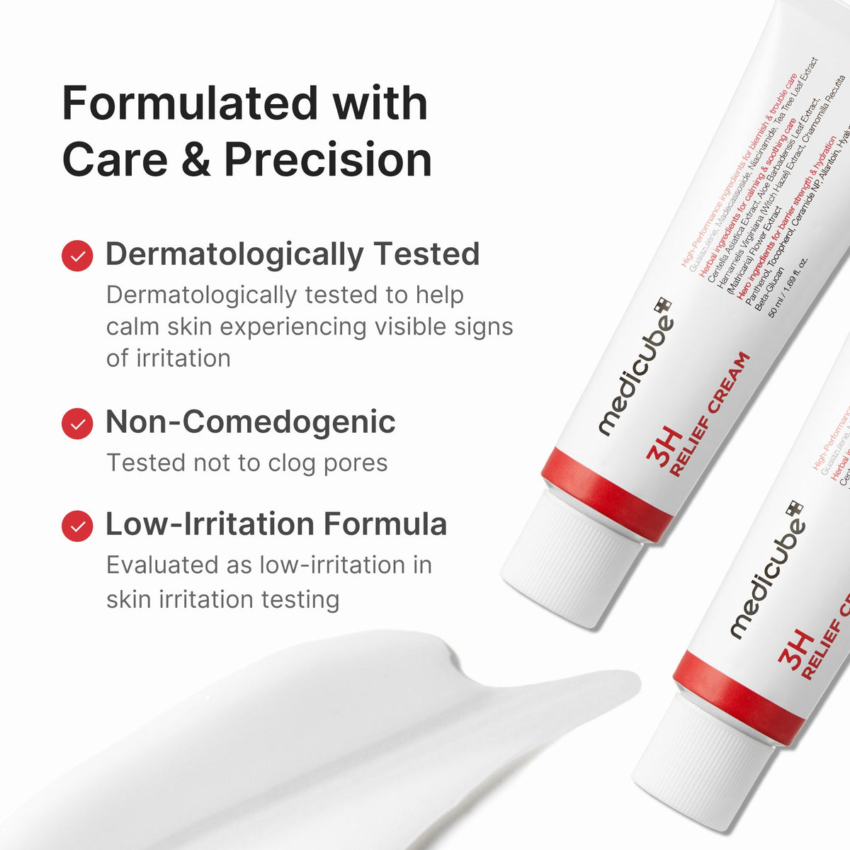medicube 3H Daily Relief Cream | Daily Soothing Moisturizer for All | Medicube