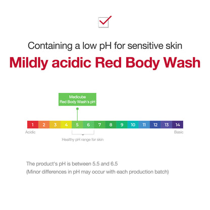 Red Body Wash | Medicube