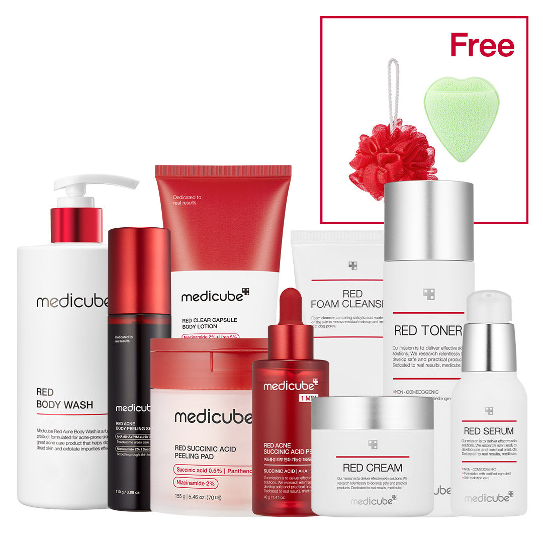 Red Line Ultimate Face & Body Care Set | Medicube