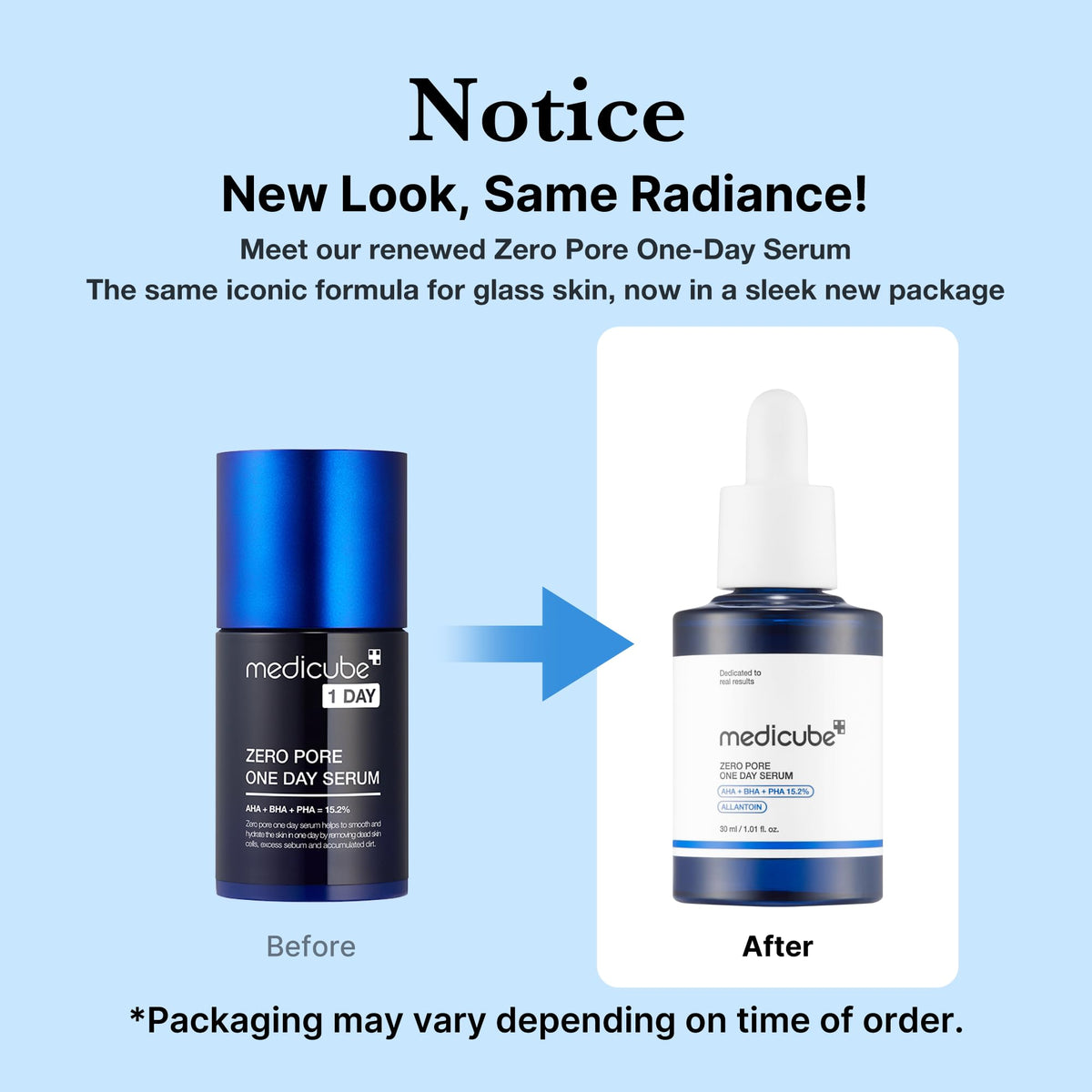 Zero Pore One-day Peptide Serum | Medicube