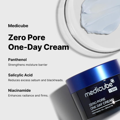 Zero Pore One-day Cream | Medicube