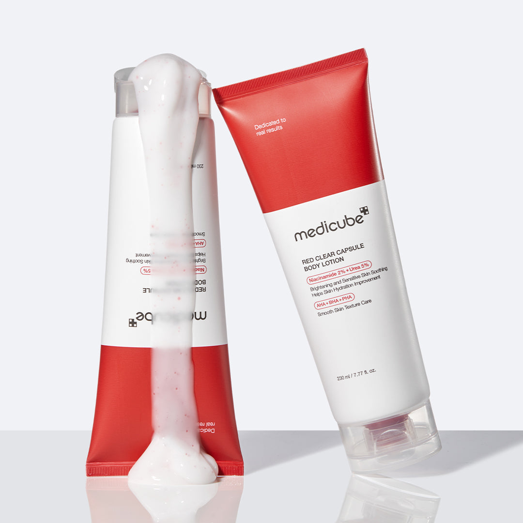 Red Clear Capsule Body Lotion | Medicube