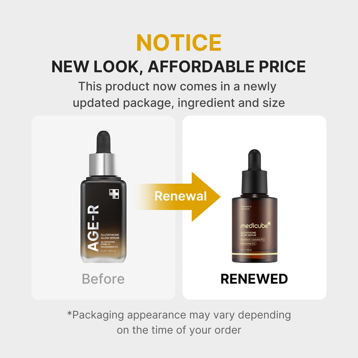 [Subscr.] AGE-R Glutathione Glow Serum | Medicube