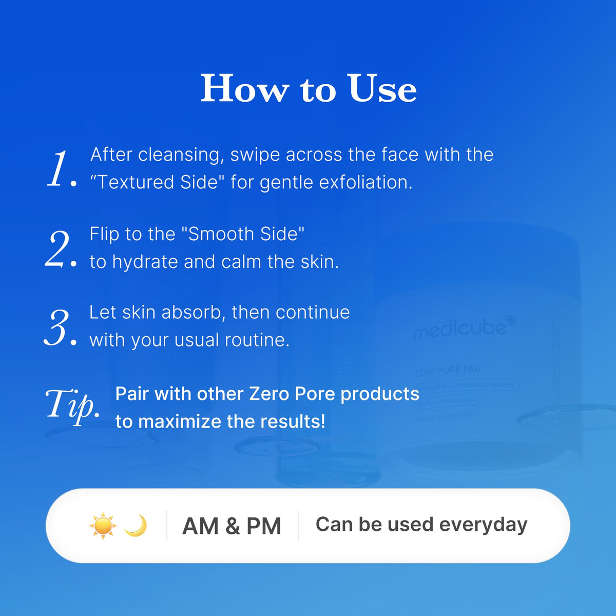 [Subscr.] Zero Pore Pads | Medicube
