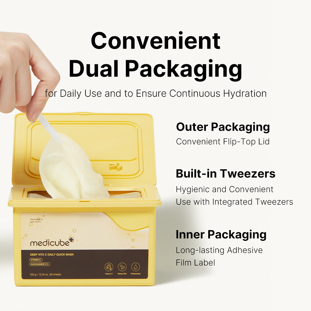 Deep Vita C Daily Quick Masks | Medicube