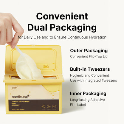 Deep Vita C Daily Quick Masks | Medicube