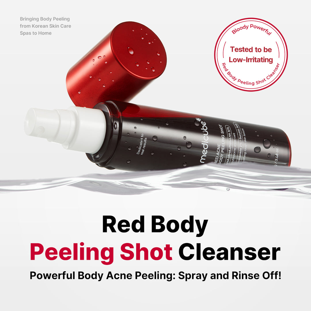 Red Body Peeling Shot Cleanser | Medicube