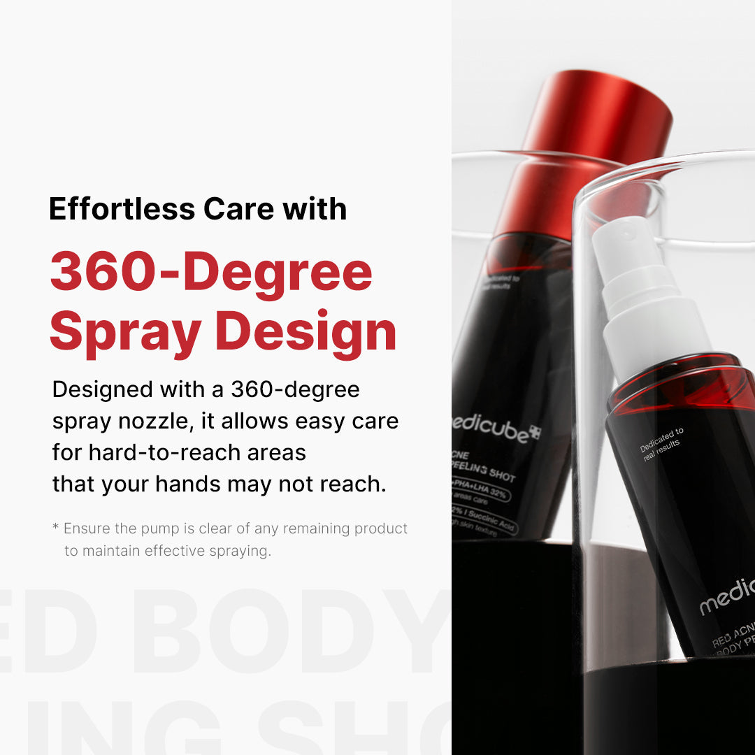 Red Body Peeling Shot Cleanser | Medicube