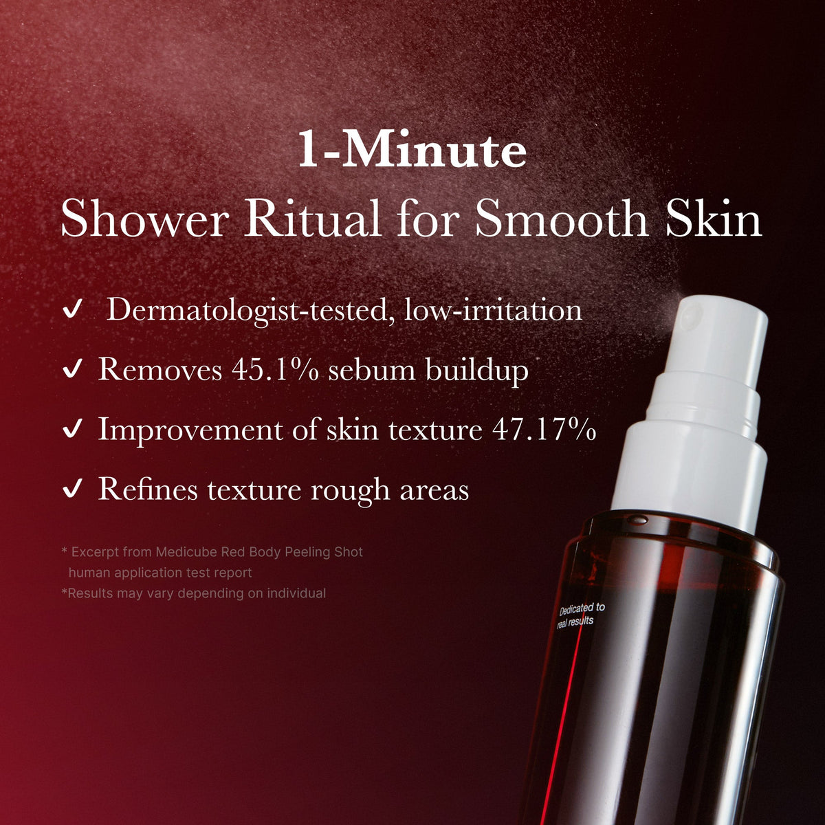 Red Body Peeling Shot Cleanser | Medicube