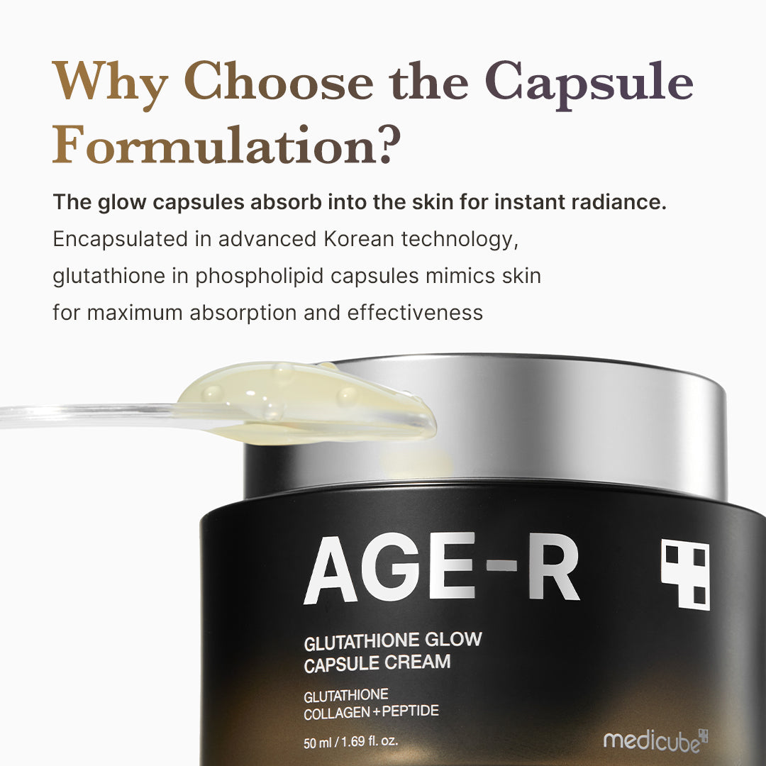 AGE-R Glutathione Glow Capsule Cream | Medicube