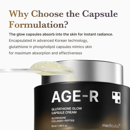 AGE-R Glutathione Glow Capsule Cream | Medicube