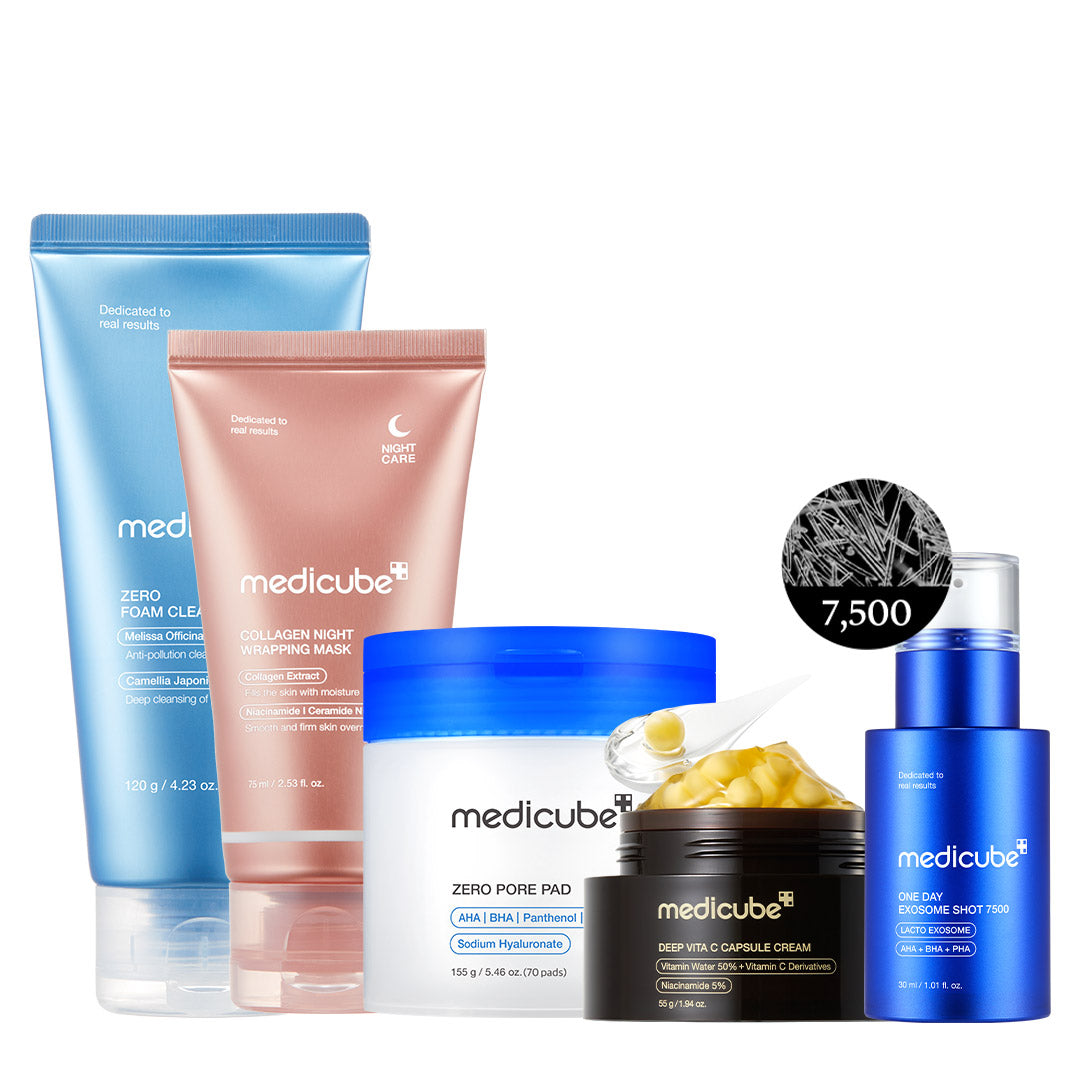 Affordable Glass Glow 7-Day Skincare Set | Medicube