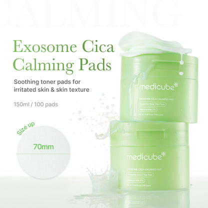 Exosome Cica Calming Toner Pads | Medicube