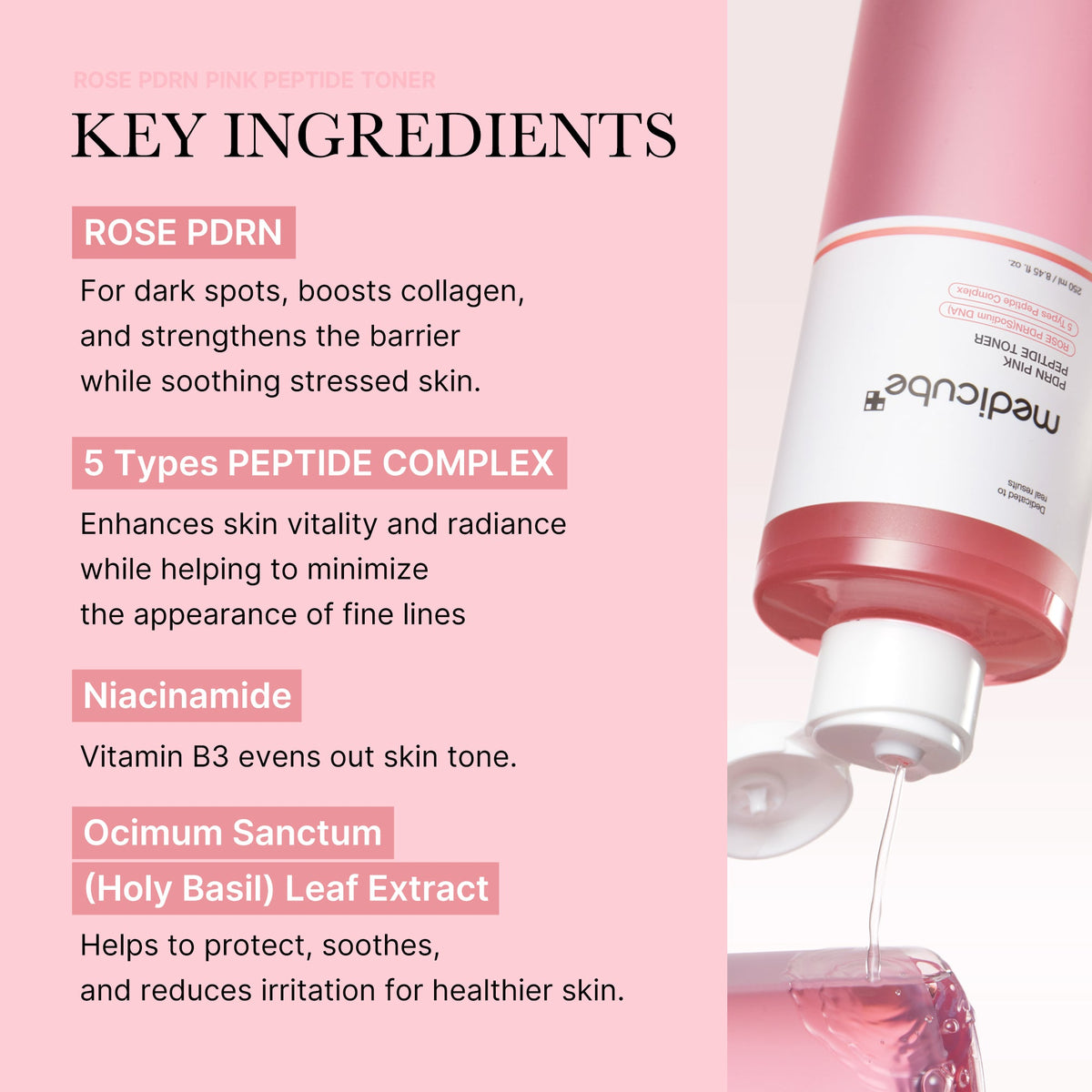 PDRN Pink Peptide Toner | Medicube