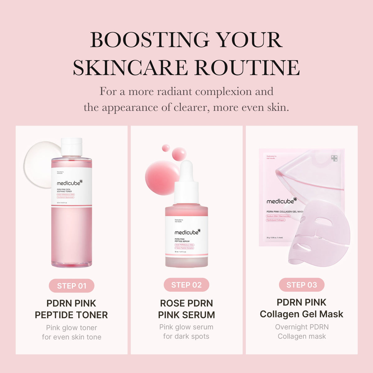 PDRN Pink Peptide Toner | Medicube