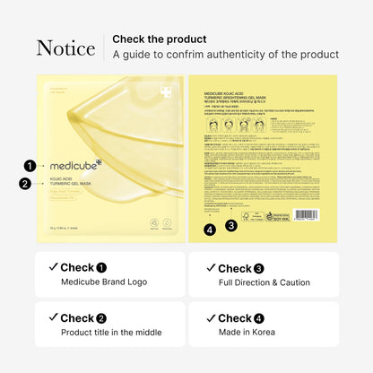 Kojic Acid Turmeric Gold Jelly Gel Mask | Medicube