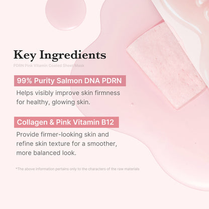PDRN Pink Vita Coating Sheet Mask | Medicube