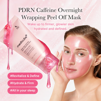 PDRN Pink Caffeine Overnight Wrapping Mask | Medicube