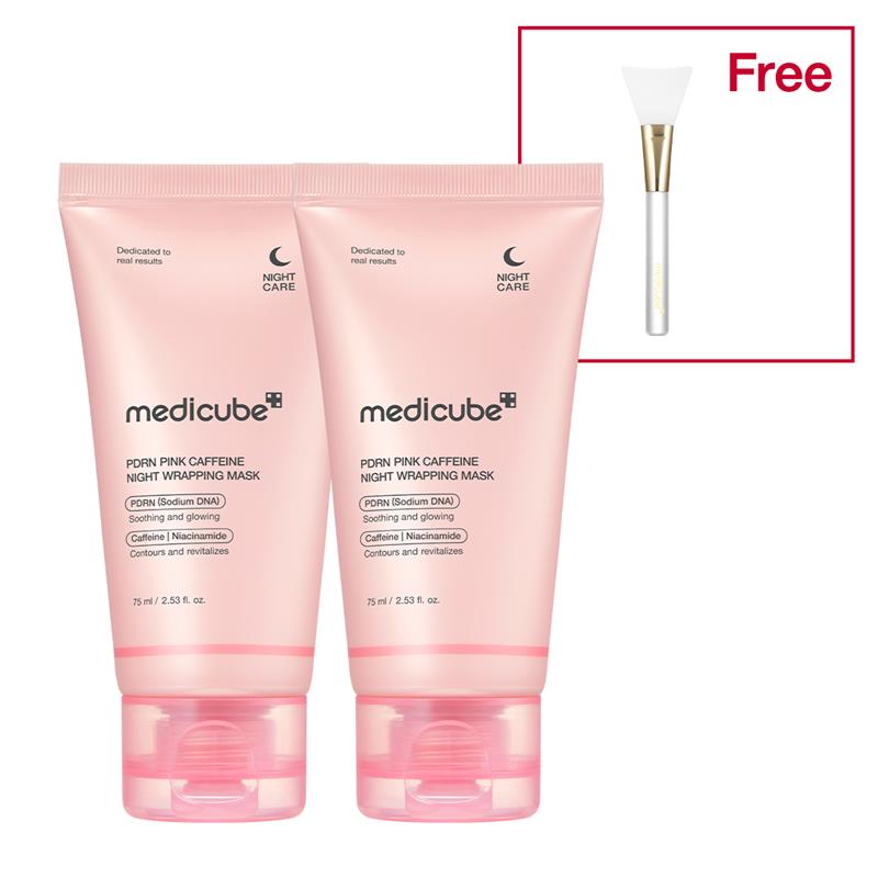 PDRN Pink Caffeine Overnight Wrapping Mask | Medicube