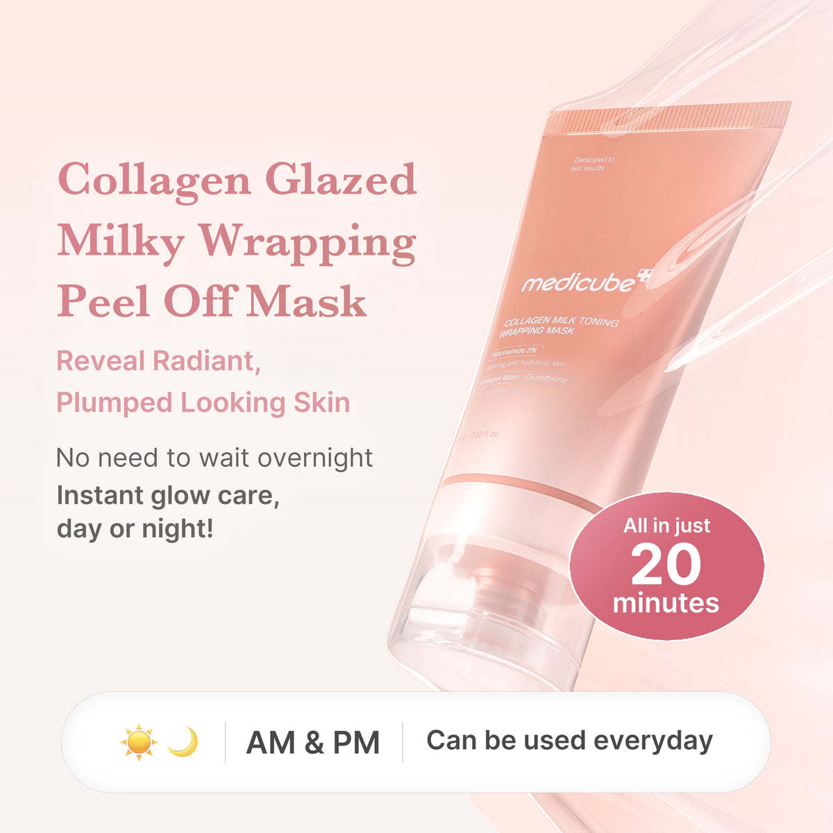 Collagen Milky Glow Daytime Wrapping Mask | Medicube