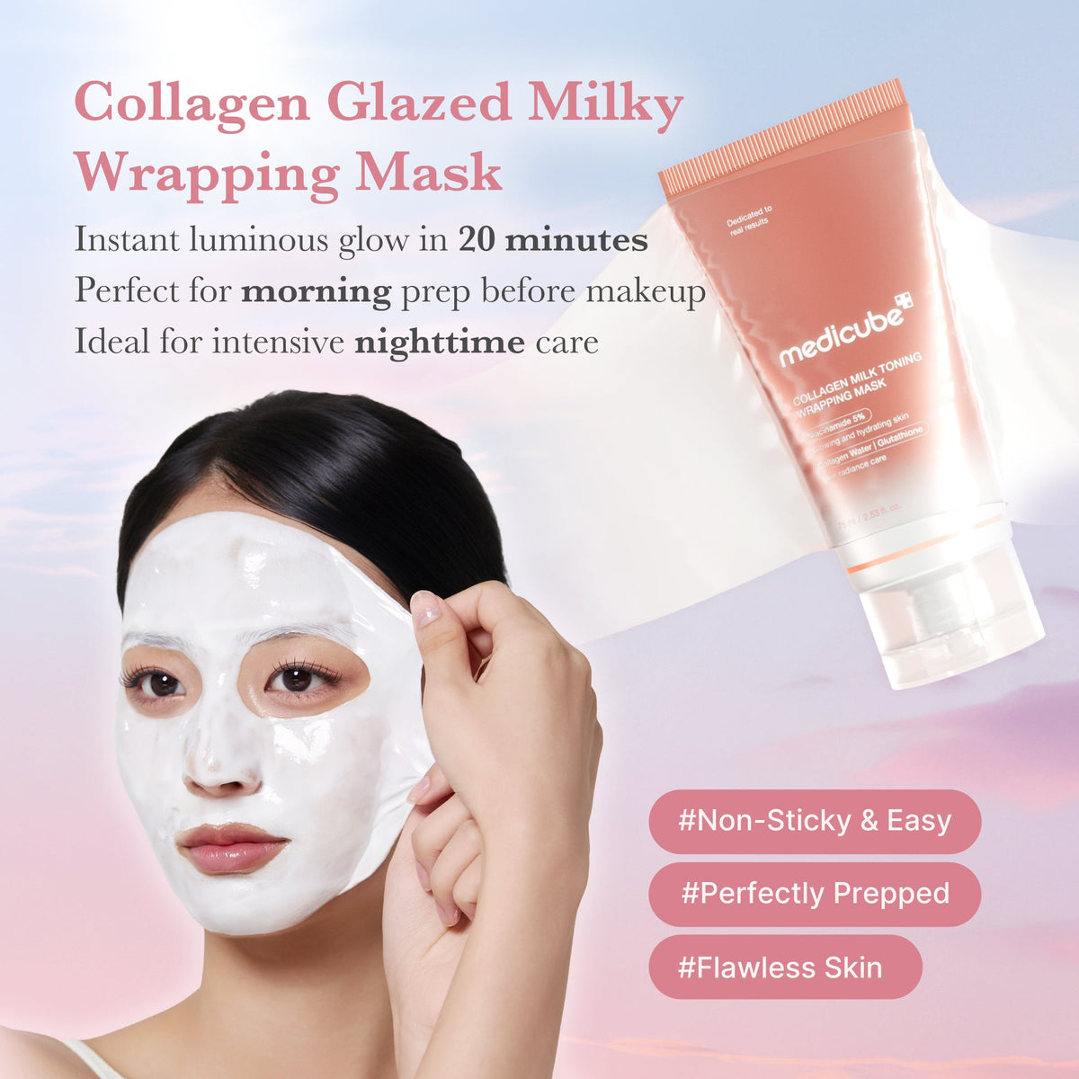 Collagen Milky Glow Daytime Wrapping Mask | Medicube