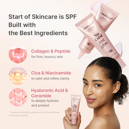 No Cast Just Glow Collagen Sunscreen | Medicube