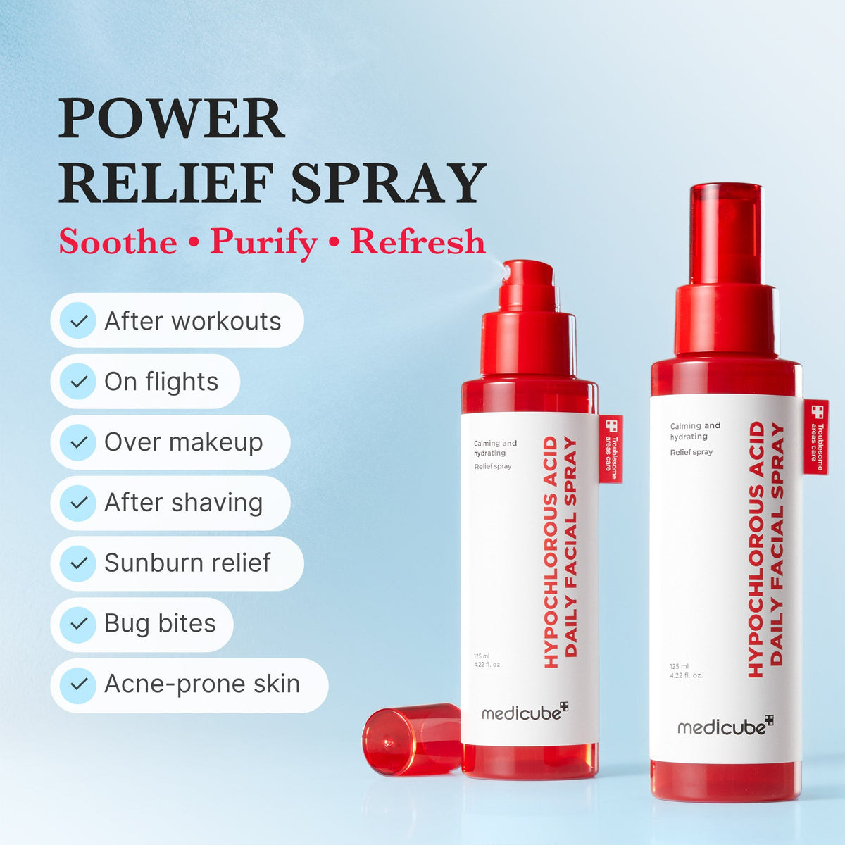 [Subscr.] Hypochlorous Acid Power Soothing Spray | Medicube