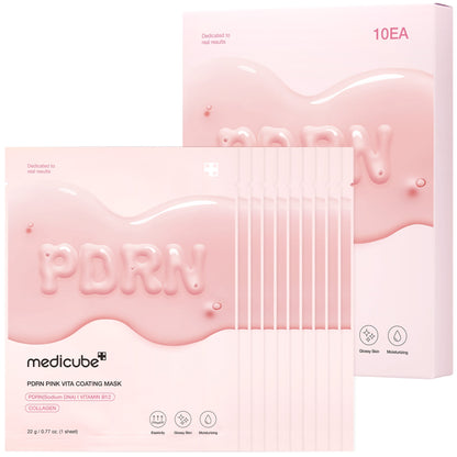 [Subscr.] PDRN Pink Vita Coating Sheet Mask | Medicube
