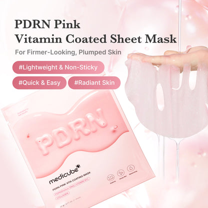 [Subscr.] PDRN Pink Vita Coating Sheet Mask | Medicube