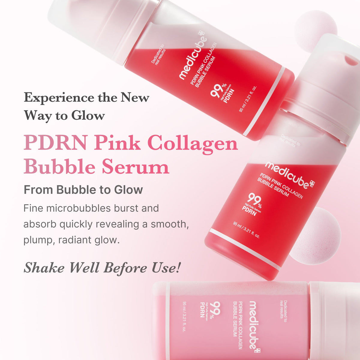 [Subscr.] PDRN Pink Collagen Bubble Serum | Medicube
