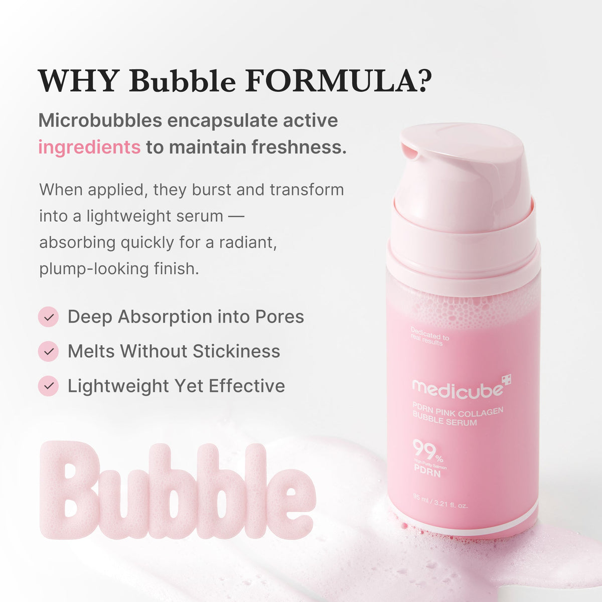 [Subscr.] PDRN Pink Collagen Bubble Serum | Medicube