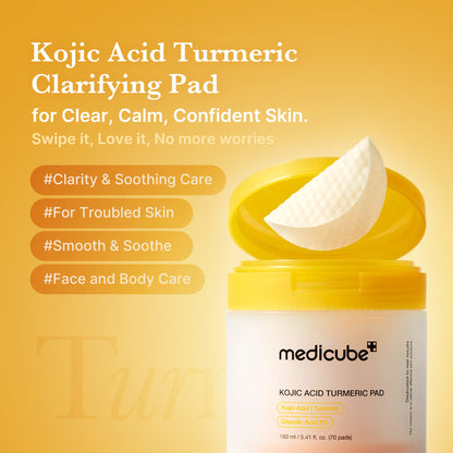 [Subscr.] Kojic Acid Tumeric Toner Pad | Medicube
