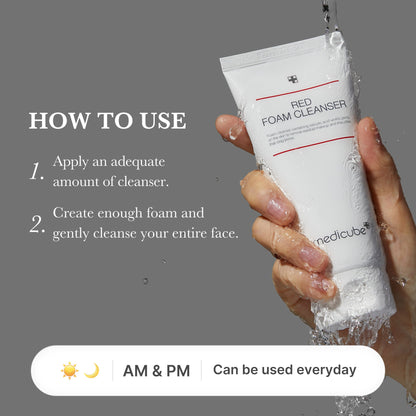 [Subscr.] Red Foam Cleanser | Medicube