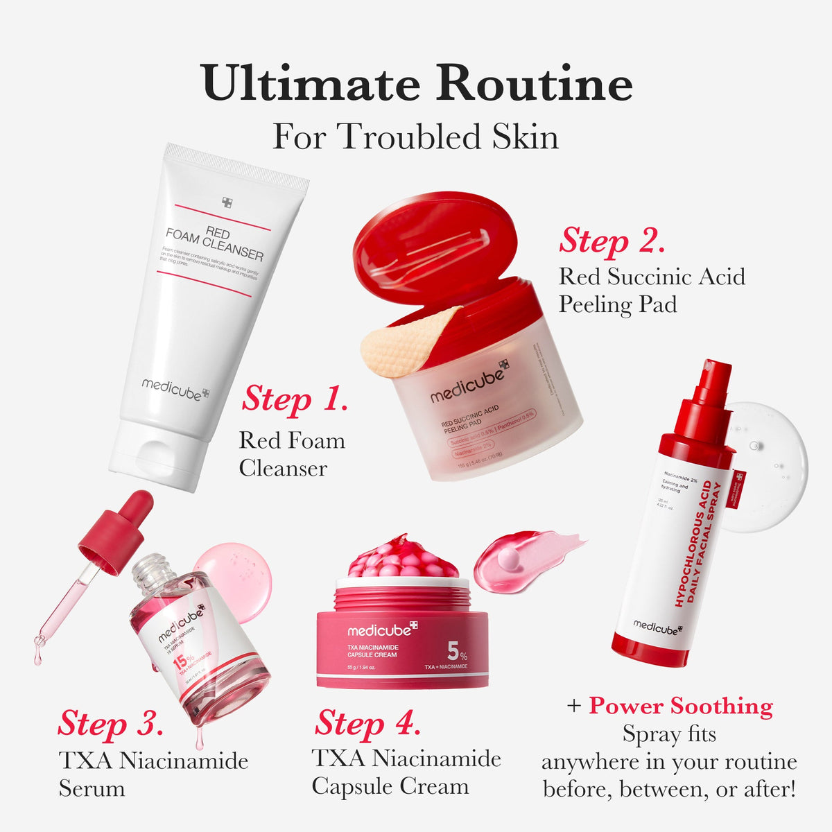 [Subscr.] Red Foam Cleanser | Medicube