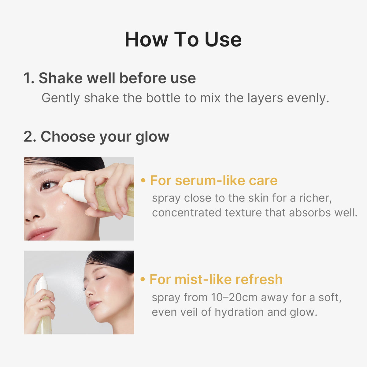 Kojic Acid Turmeric Vitamin Gold Jelly Mist Serum | Medicube