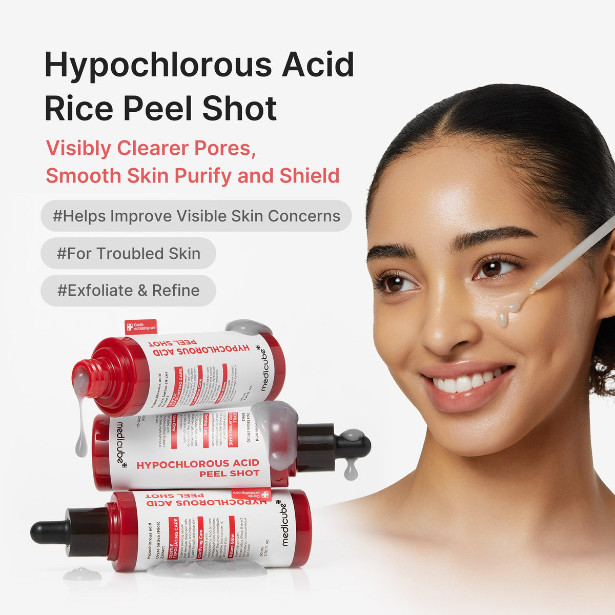 Hypochlorous Acid Rice Peel Shot | Medicube
