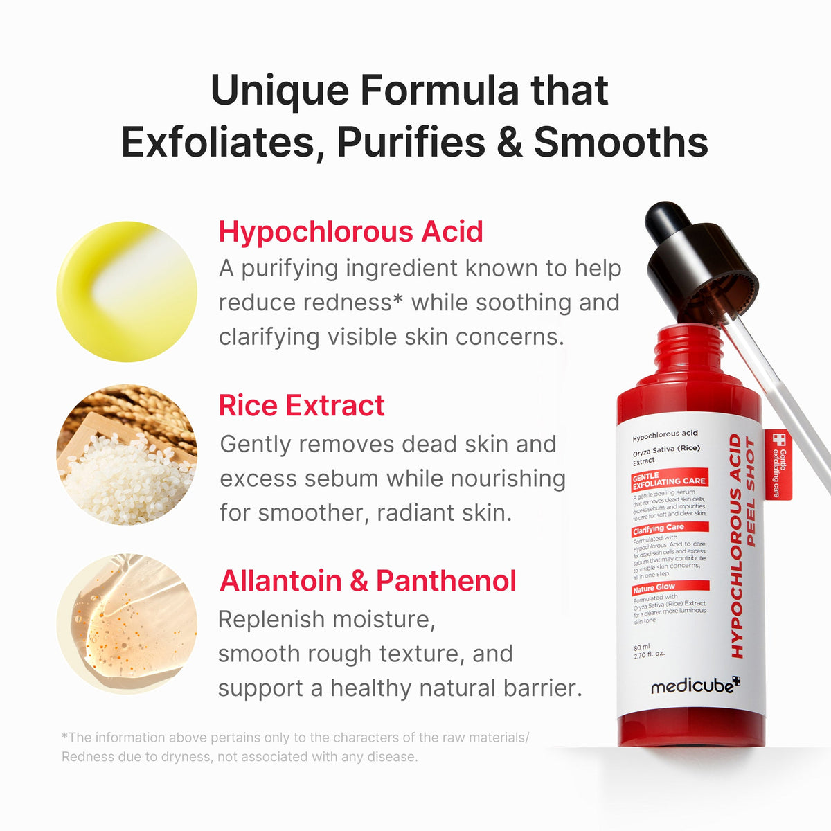 Hypochlorous Acid Rice Peel Shot | Medicube