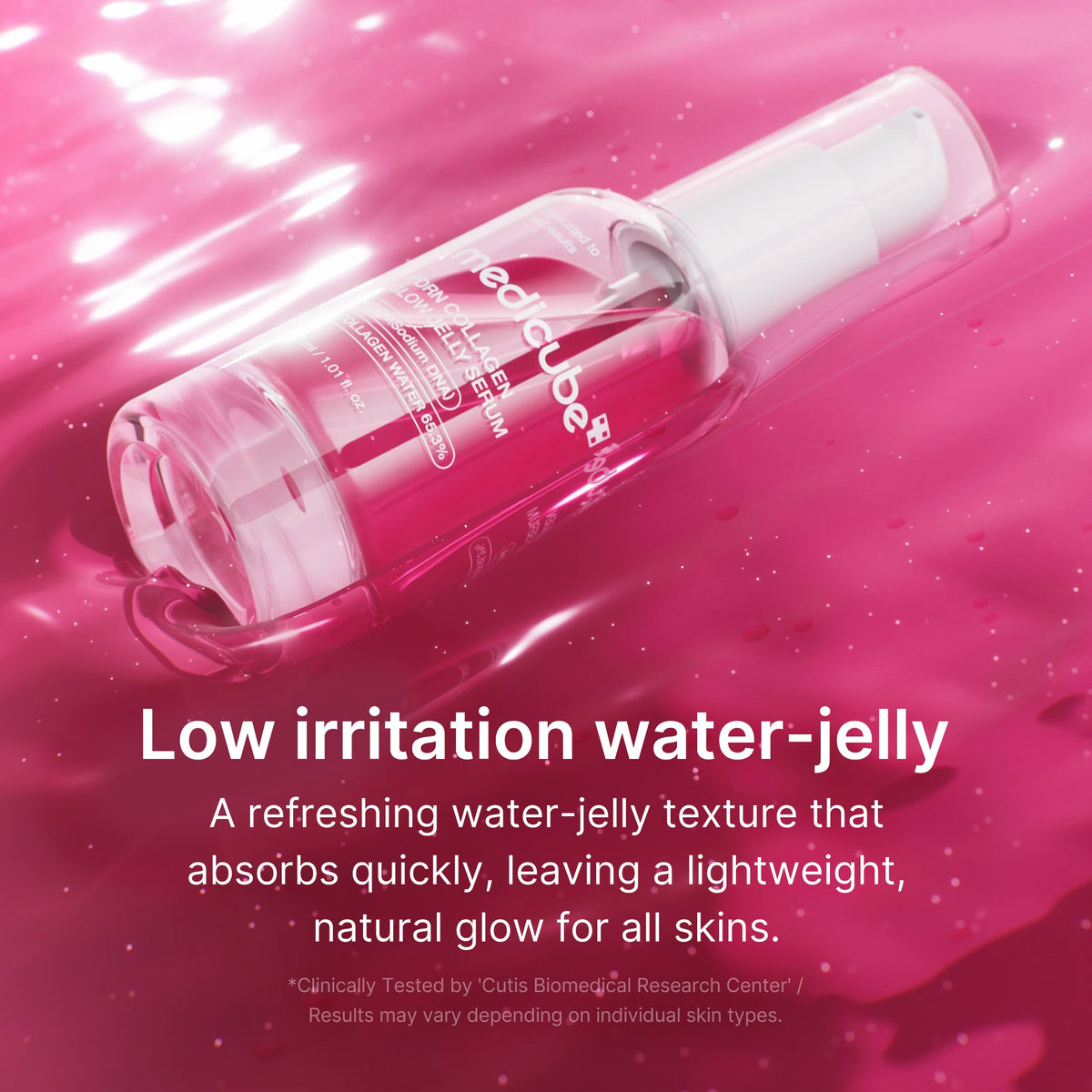 PDRN Pink Collagen Glow Jelly Serum | Medicube