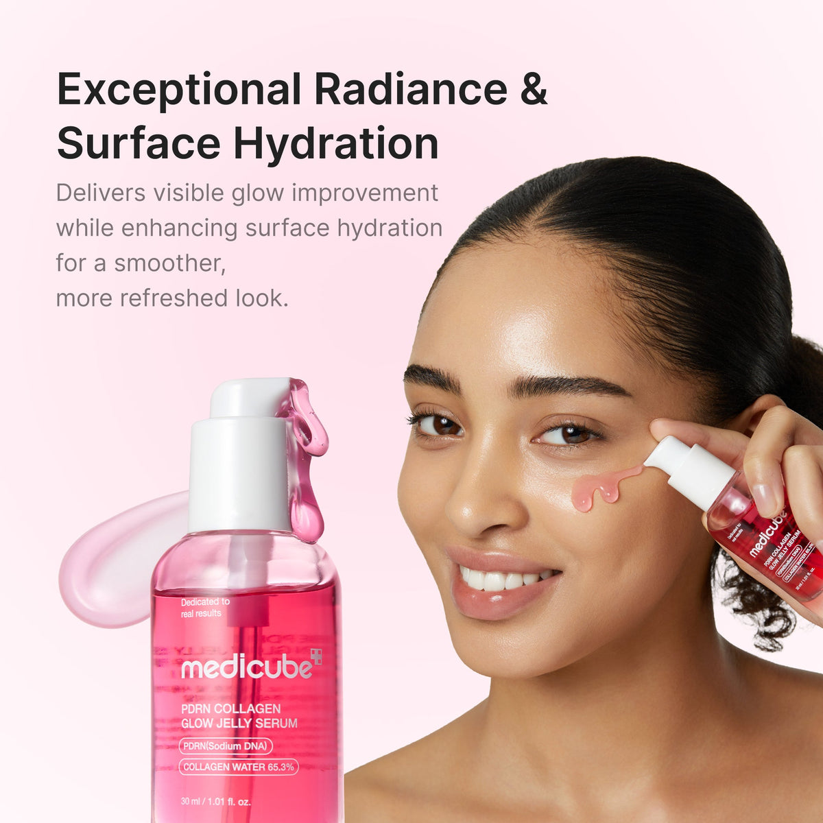 PDRN Pink Collagen Glow Jelly Serum | Medicube
