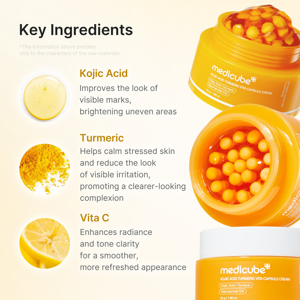 Kojic Acid Turmeric Vita Capsule Cream | Medicube