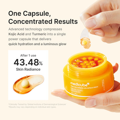 Kojic Acid Turmeric Vita Capsule Cream | Medicube