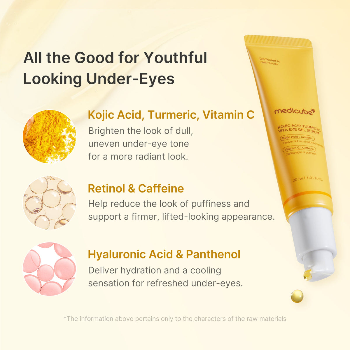 Kojic Acid Tumeric Eye Gel Serum | Medicube