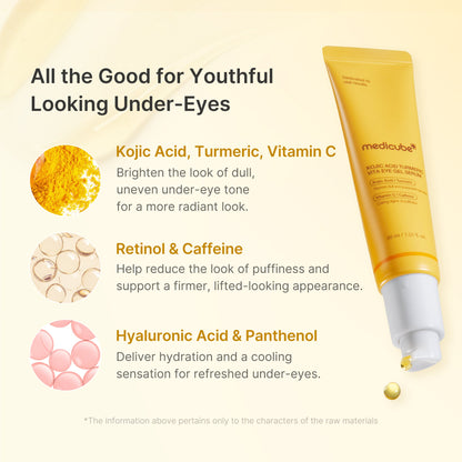 Kojic Acid Tumeric Eye Gel Serum | Medicube