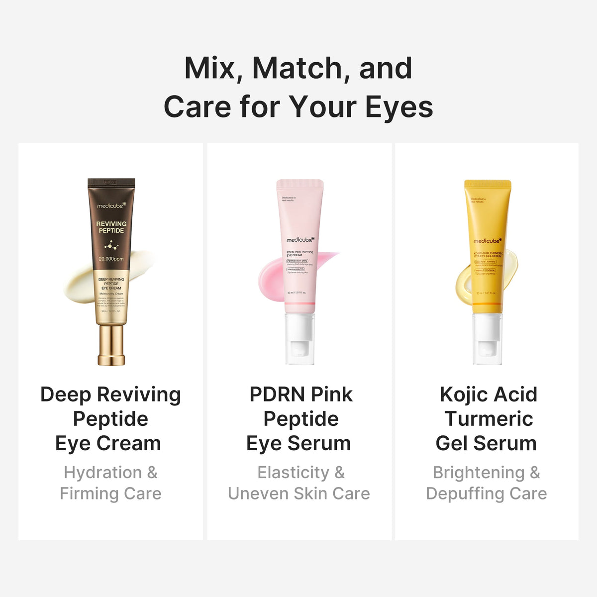 Kojic Acid Tumeric Eye Gel Serum | Medicube