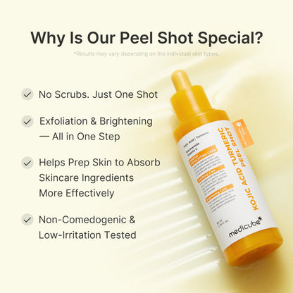 Kojic Acid Turmeric Peel Shot | Medicube