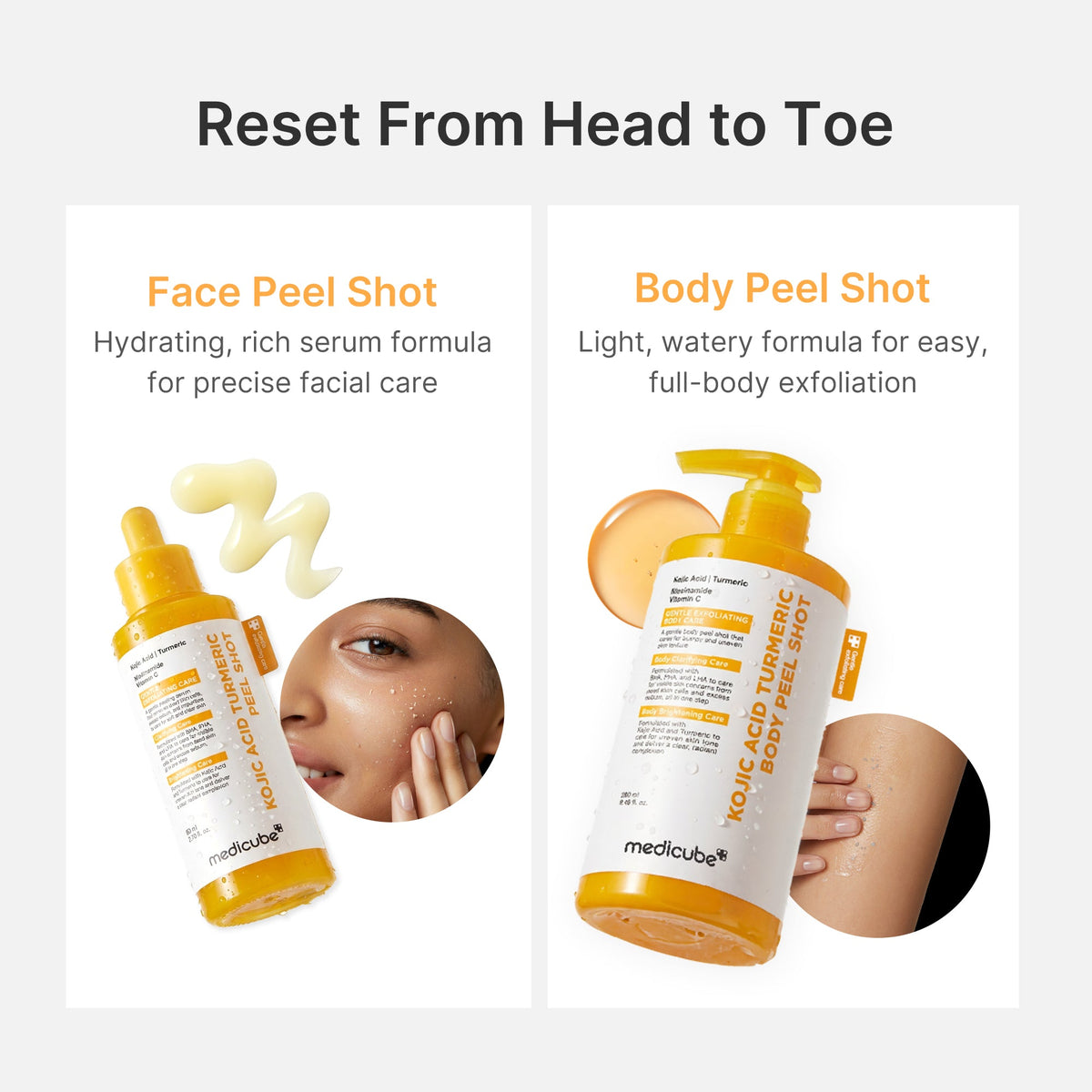 Kojic Acid Turmeric Body Peel Shot | Medicube