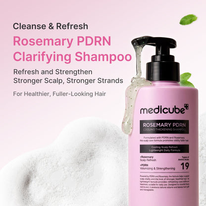 Rosemary PDRN Cooling Thickening Shampoo | Medicube