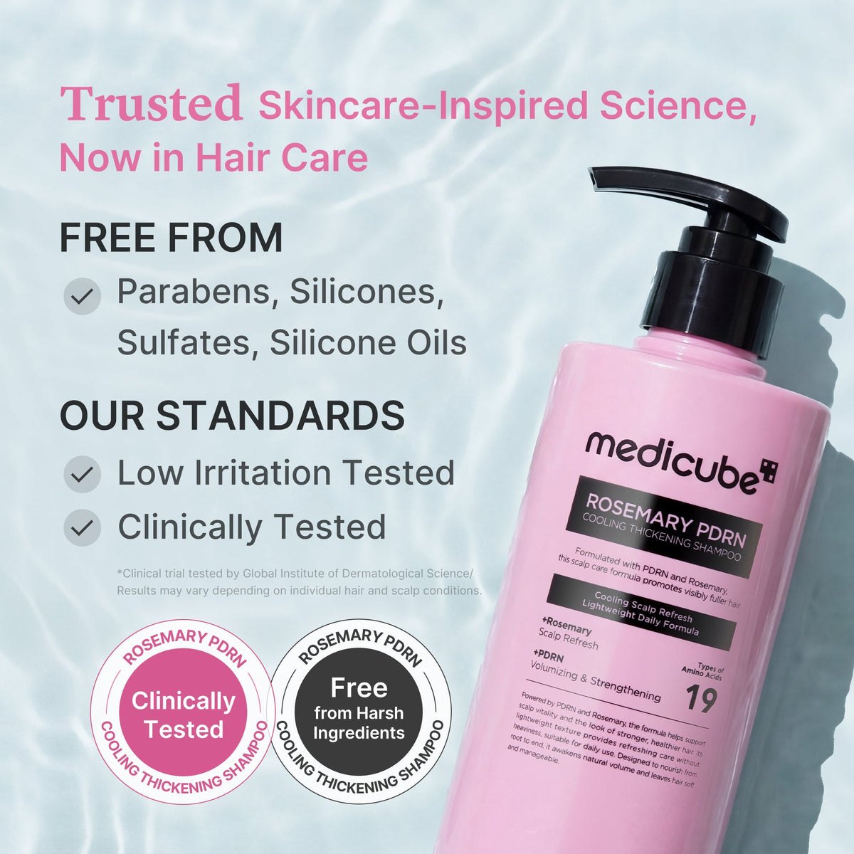 Rosemary PDRN Cooling Thickening Shampoo | Medicube